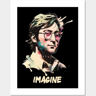 John Lennon Artistic Painting Posters and Art